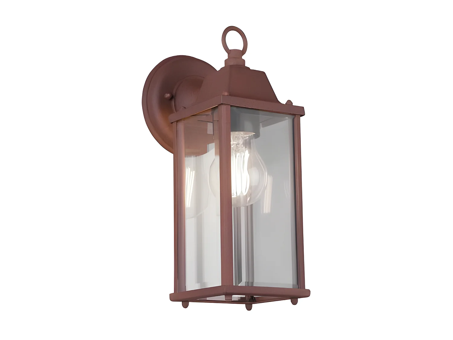 Applique murale extérieure culot E27 rouille - Trio - Olona