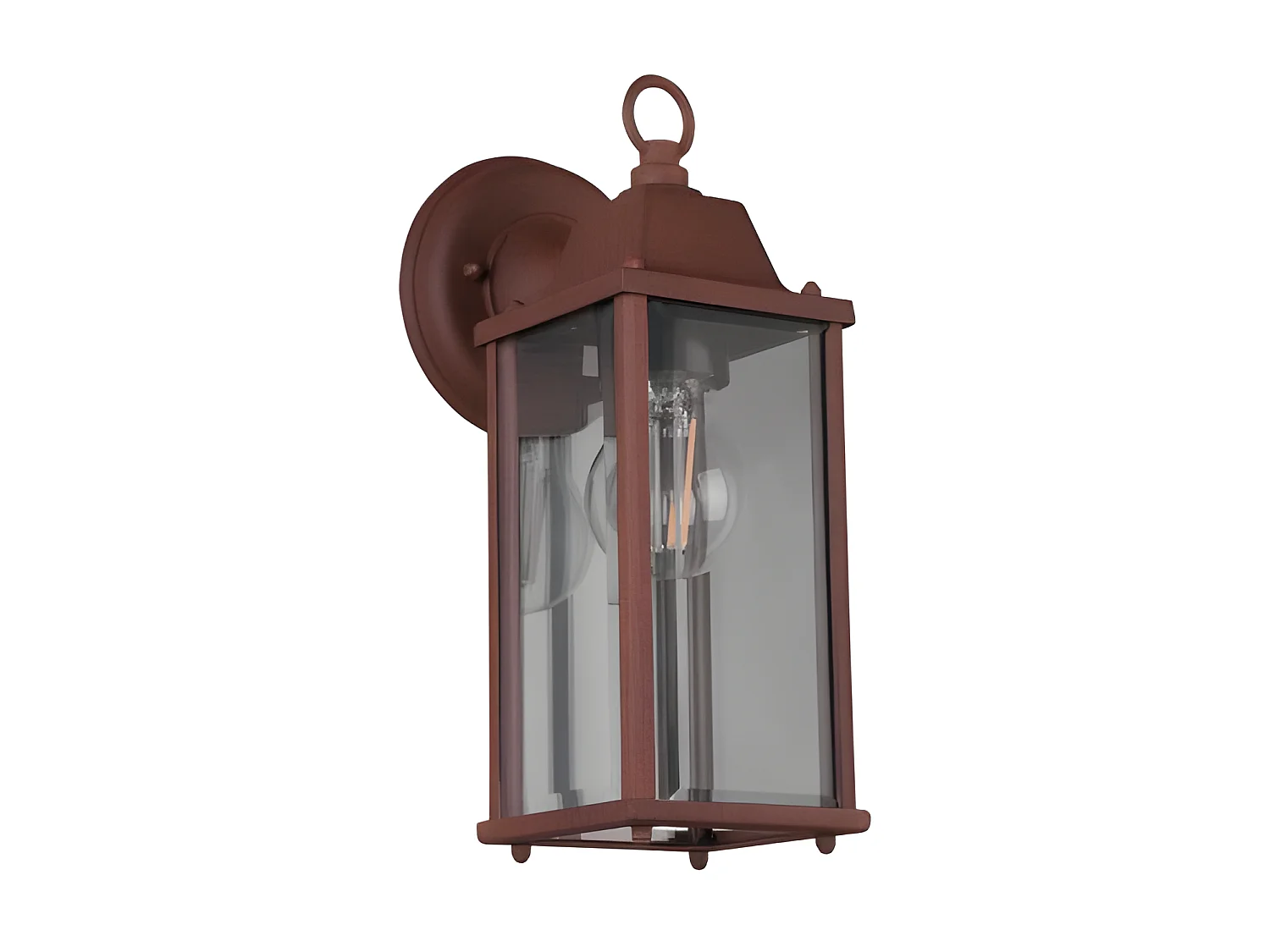 Applique murale extérieure culot E27 rouille - Trio - Olona