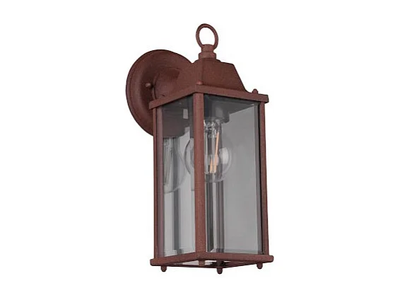 Applique murale extérieure culot E27 rouille - Trio - Olona