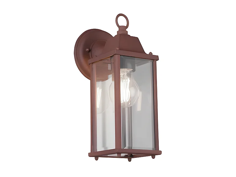 Applique murale extérieure culot E27 rouille - Trio - Olona