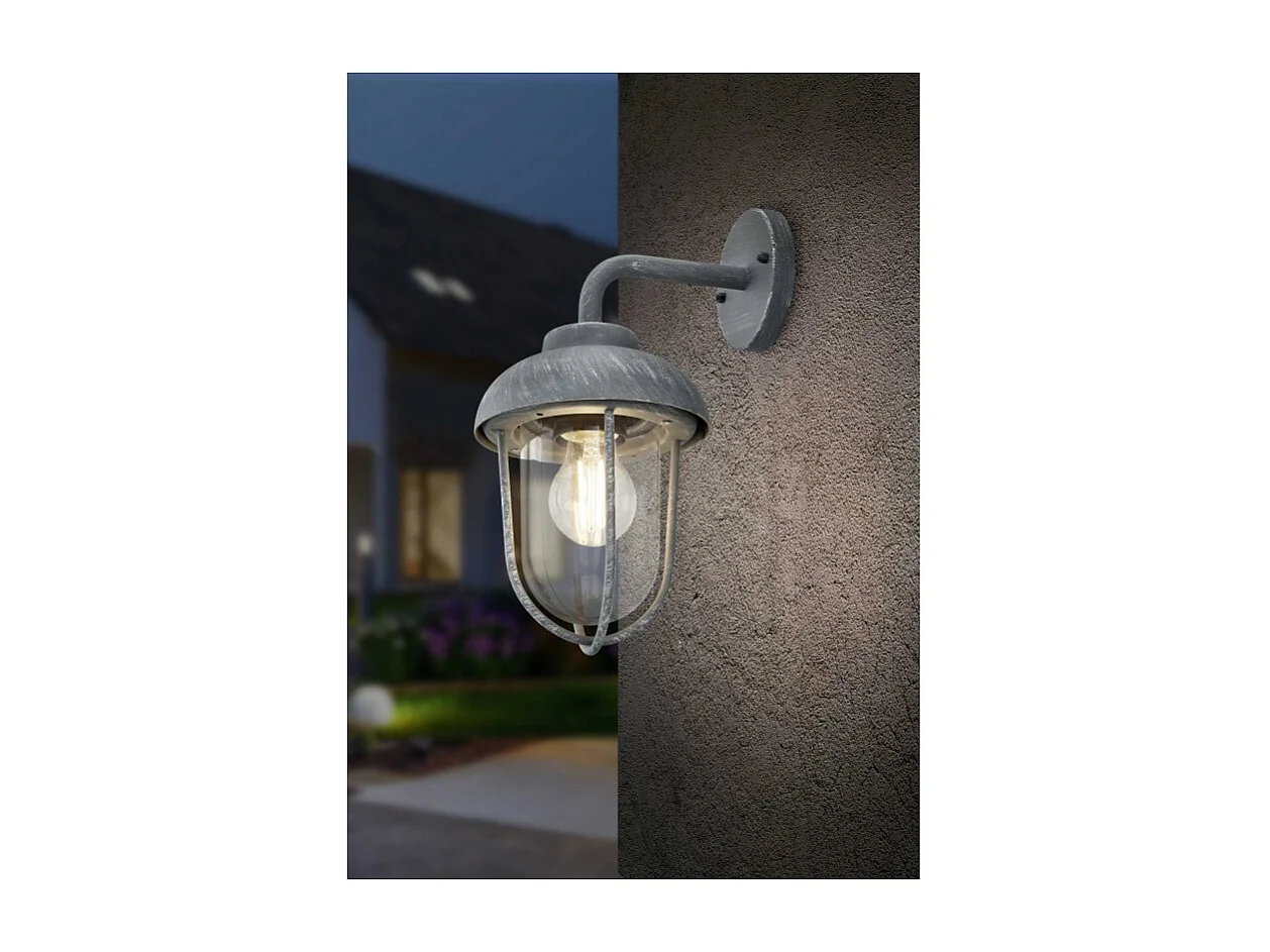 Applique murale extérieure rouille culot E27 - Trio - Duero