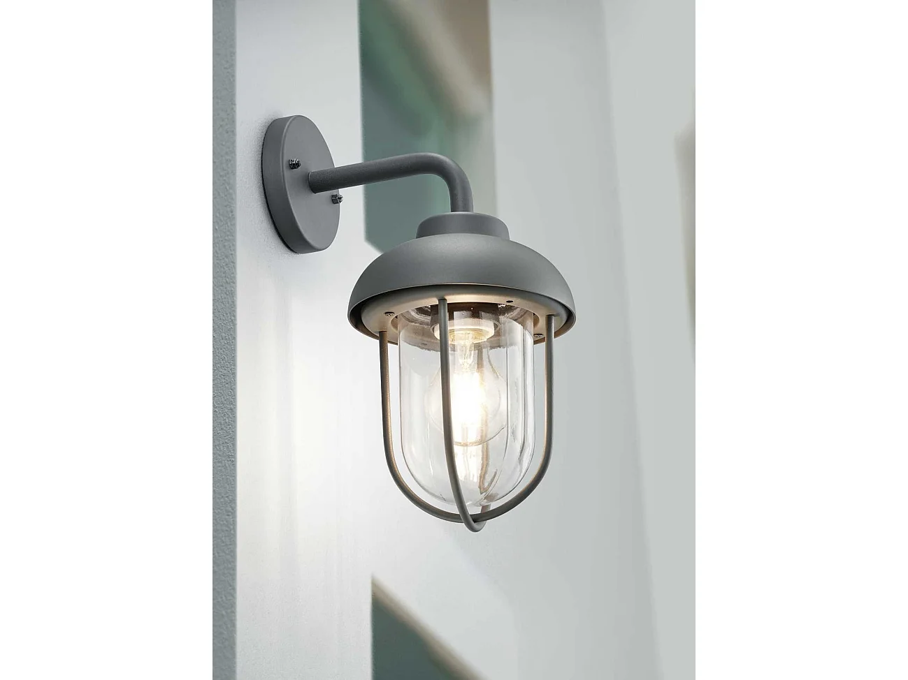 Applique murale extérieure rouille culot E27 - Trio - Duero