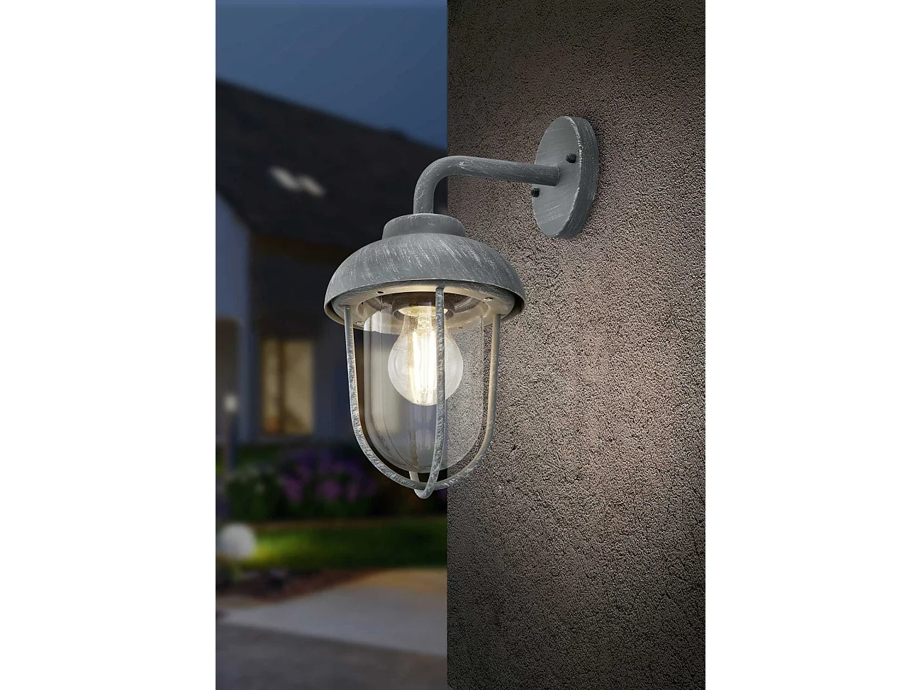 Applique murale extérieure rouille culot E27 - Trio - Duero