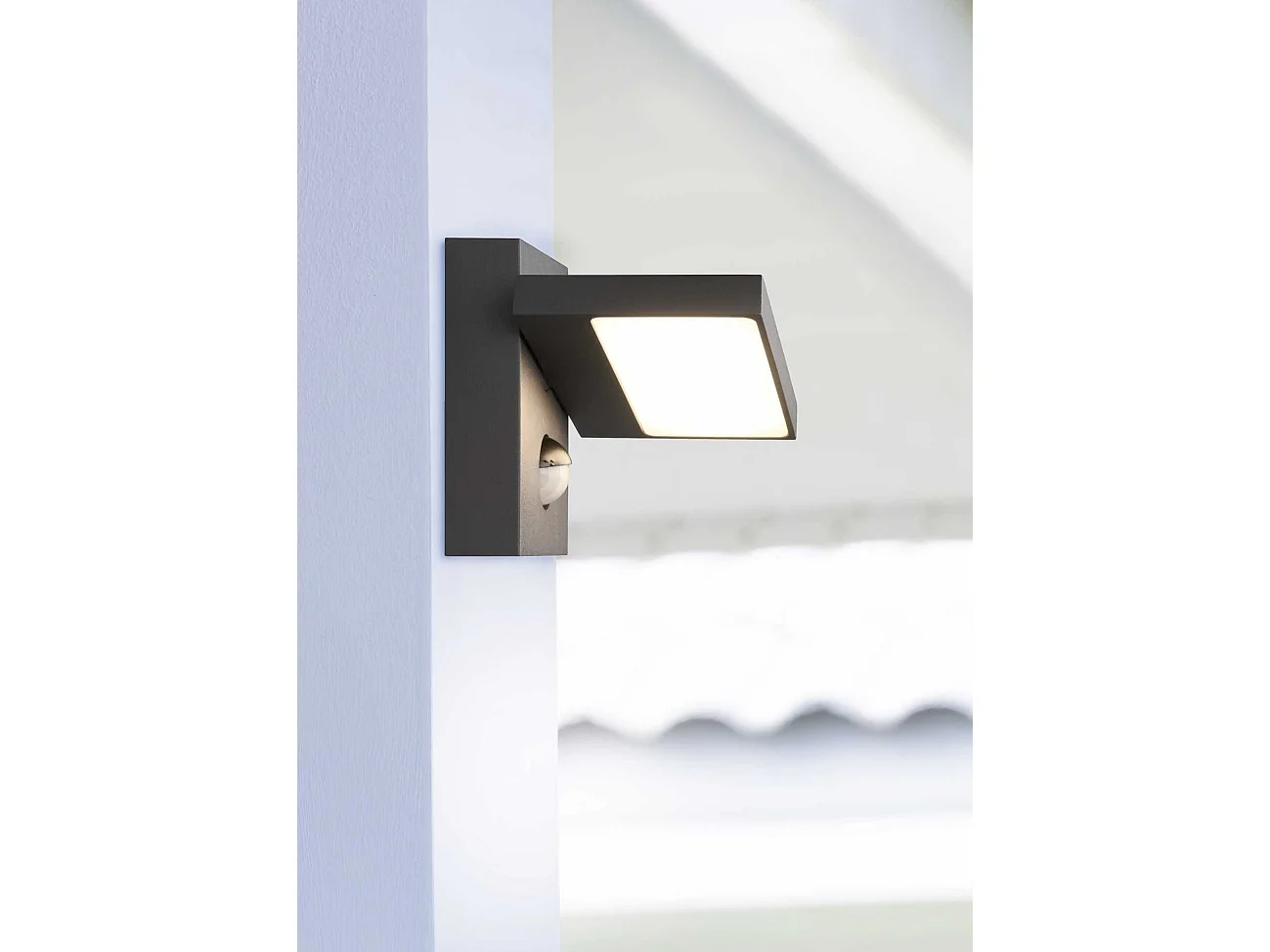 Wandlamp HORTON - 0x0x12 cm - Antraciet