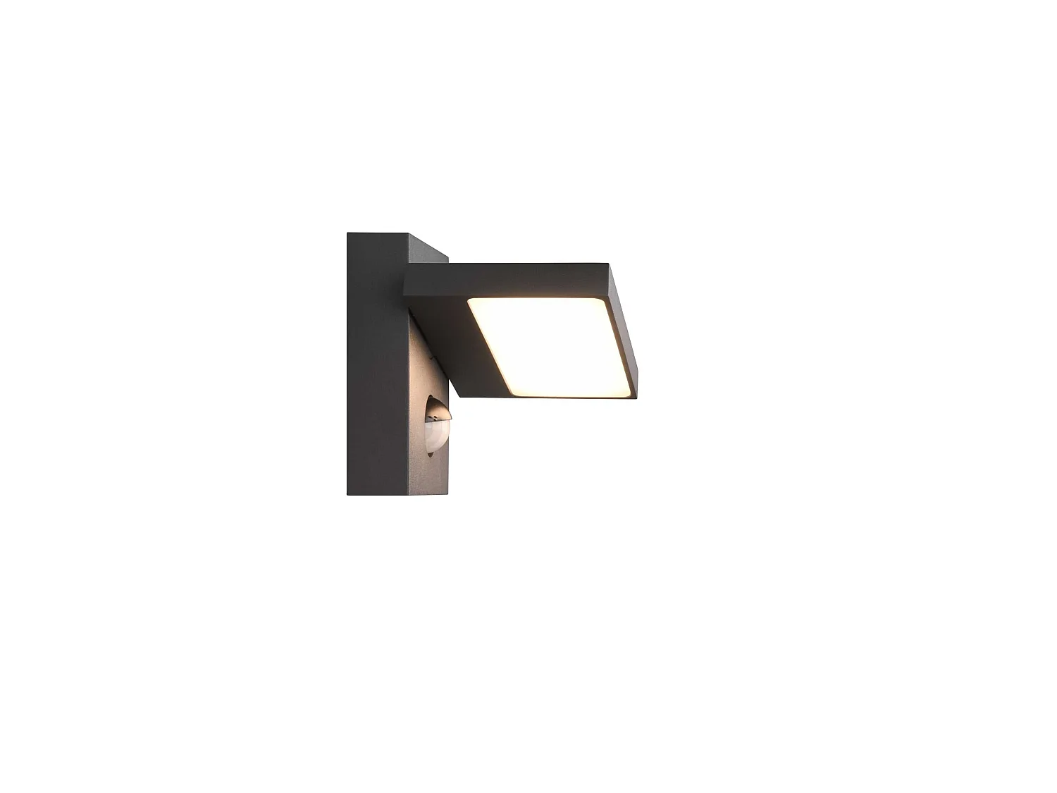 Wandlamp HORTON - 0x0x12 cm - Antraciet