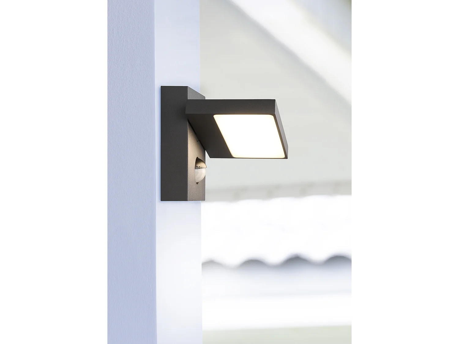 Wandlamp HORTON - 0x0x12 cm - Antraciet
