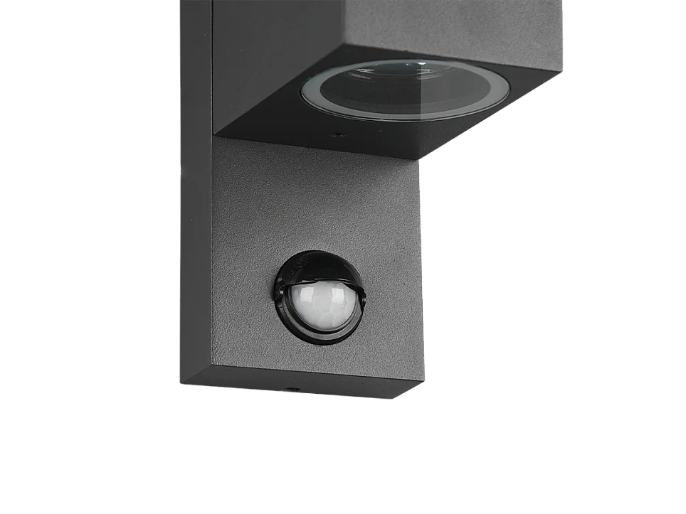 Applique extérieure aluminium avec détecteur carrée ou ronde - Trio - Roya