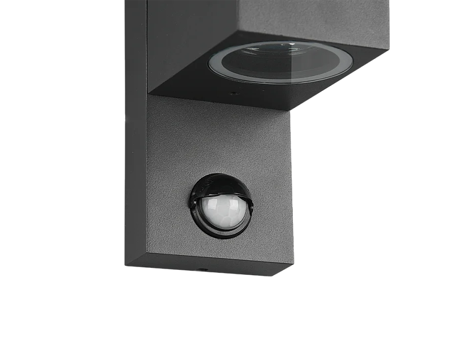 Applique extérieure aluminium avec détecteur carrée ou ronde - Trio - Roya