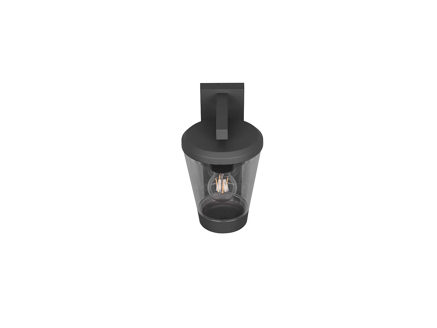 Wandlamp CAVADO - 0x0x28 cm - Antraciet