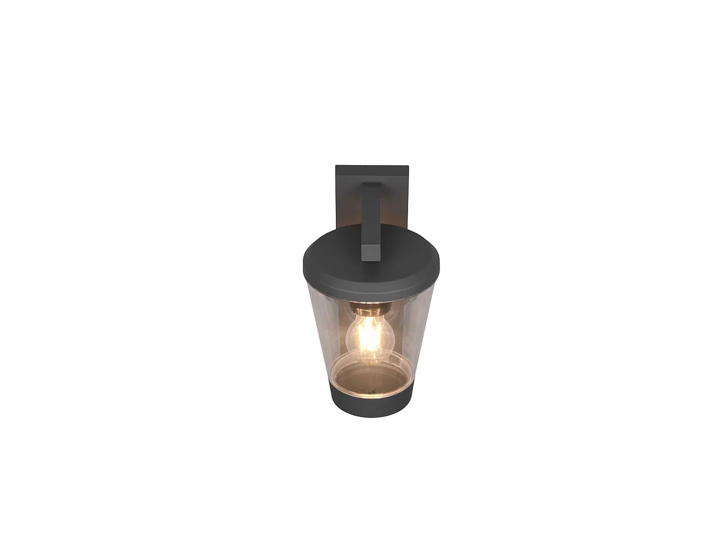 Wandlamp CAVADO - 0x0x28 cm - Antraciet