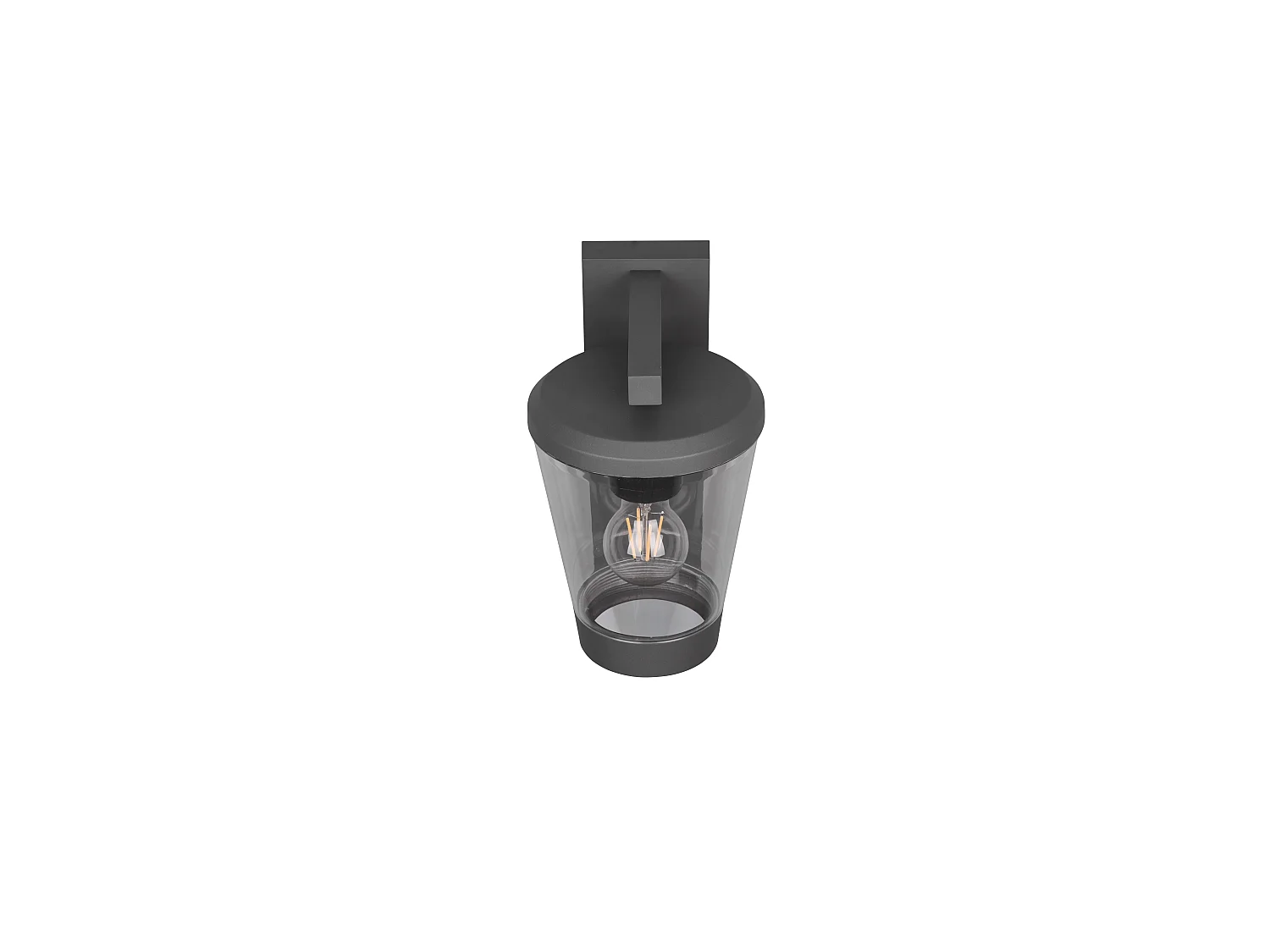 Wandlamp CAVADO - 0x0x28 cm - Antraciet
