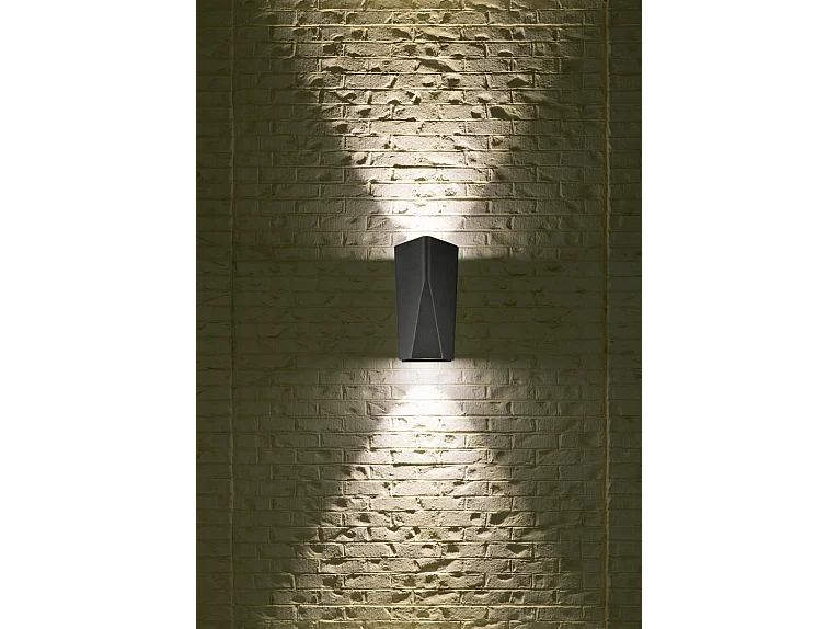 Wandlamp TAY - 0x0x20 cm - Antraciet