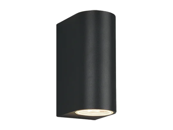 Applique da esterno 2 luci, alluminio, antracite, 6,9x15x9,2 cm, Roya