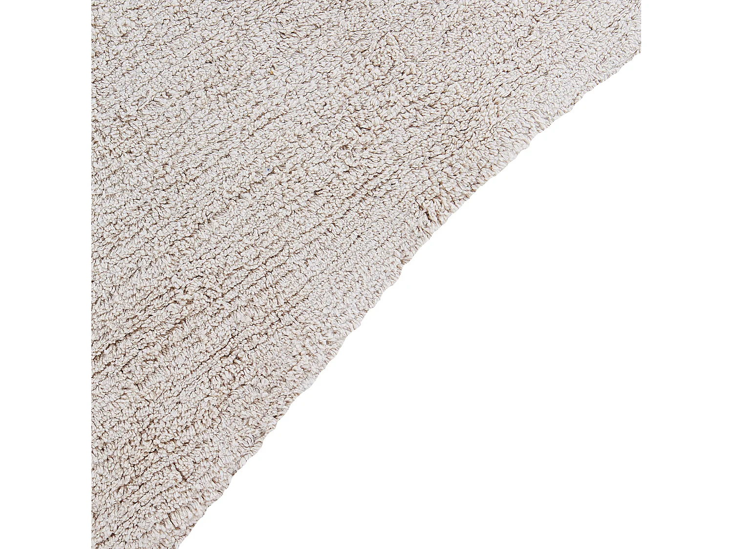 Kinderteppich aus Baumwolle mit Gespenstermotiv 70 x 100 cm Beige ZODI