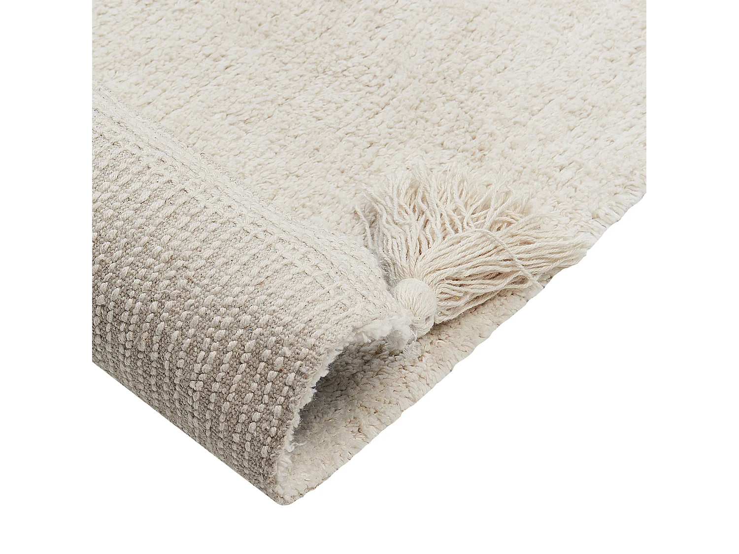 Tapis enfant ZORAKAN Beige clair 140 x 200 cm Coton