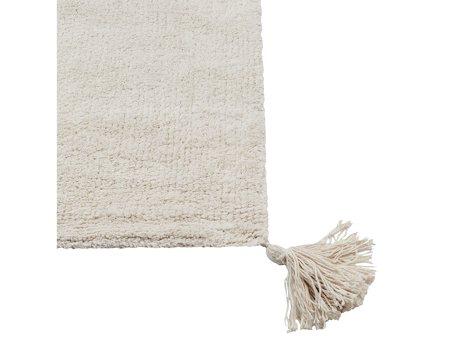 Tapis enfant ZORAKAN Beige clair 140 x 200 cm Coton