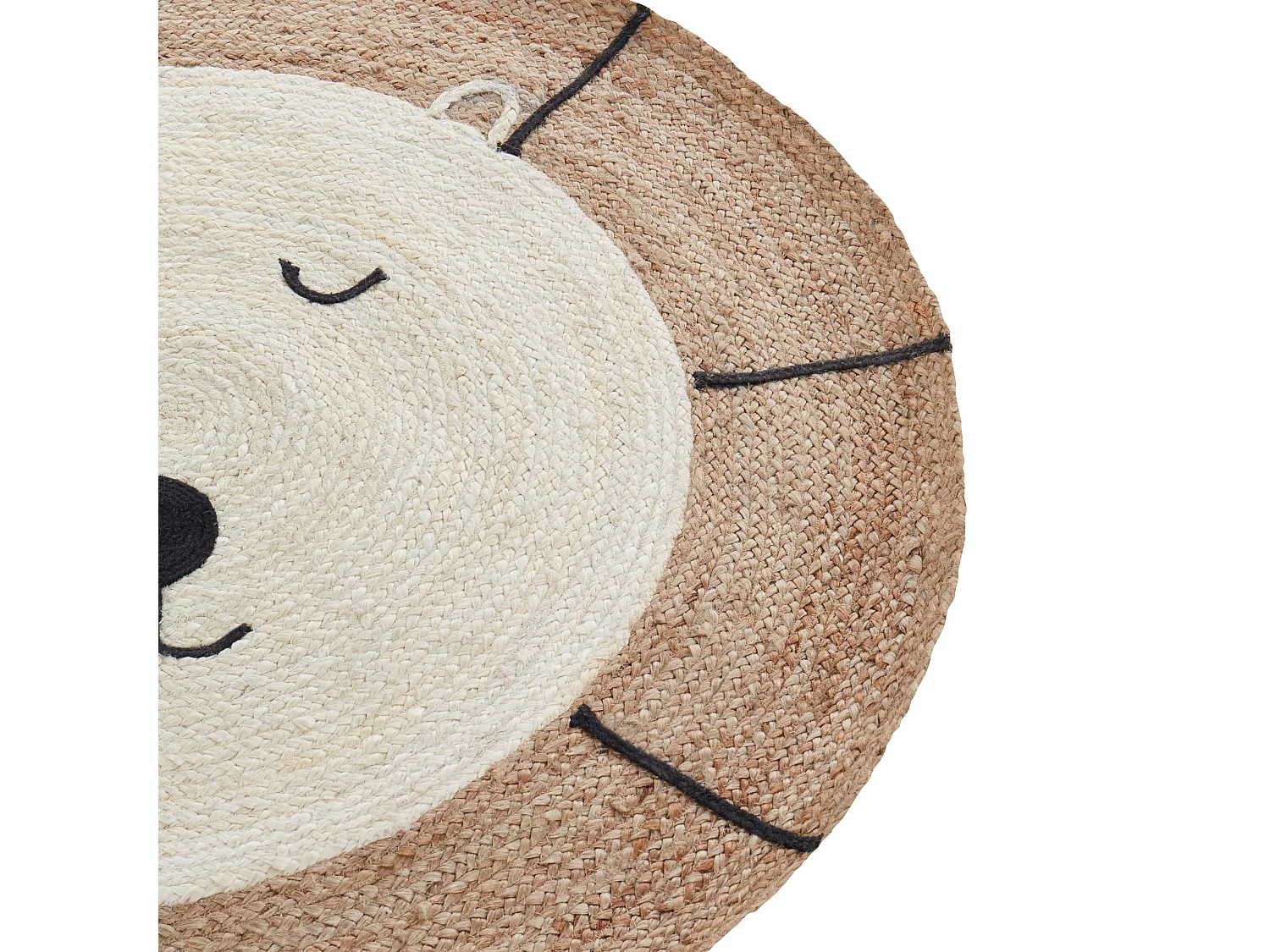 Tapis enfant KOVU Beige ø 120 cm Jute