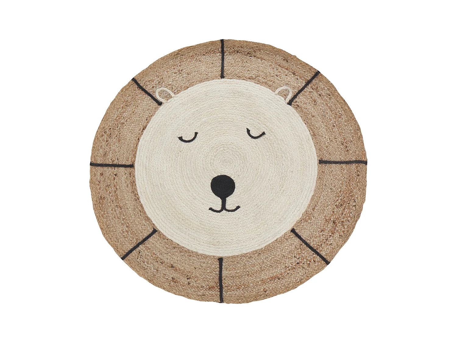 Tapis enfant KOVU Beige ø 120 cm Jute