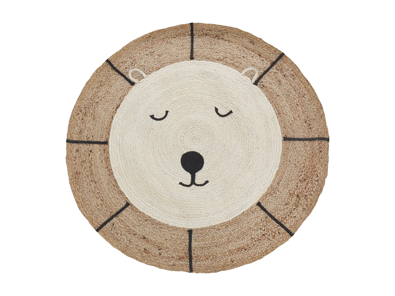 Tapis enfant KOVU Beige ø 120 cm Jute