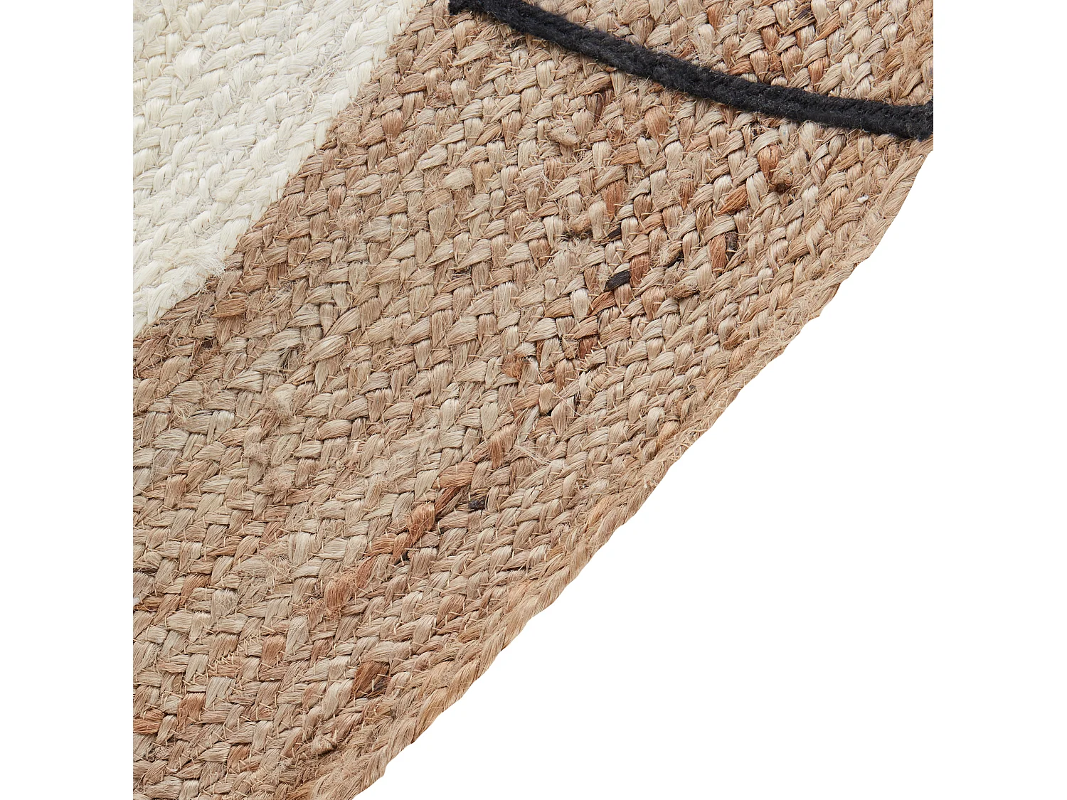 Tapis rond lion ⌀ 120 cm beige KOVU