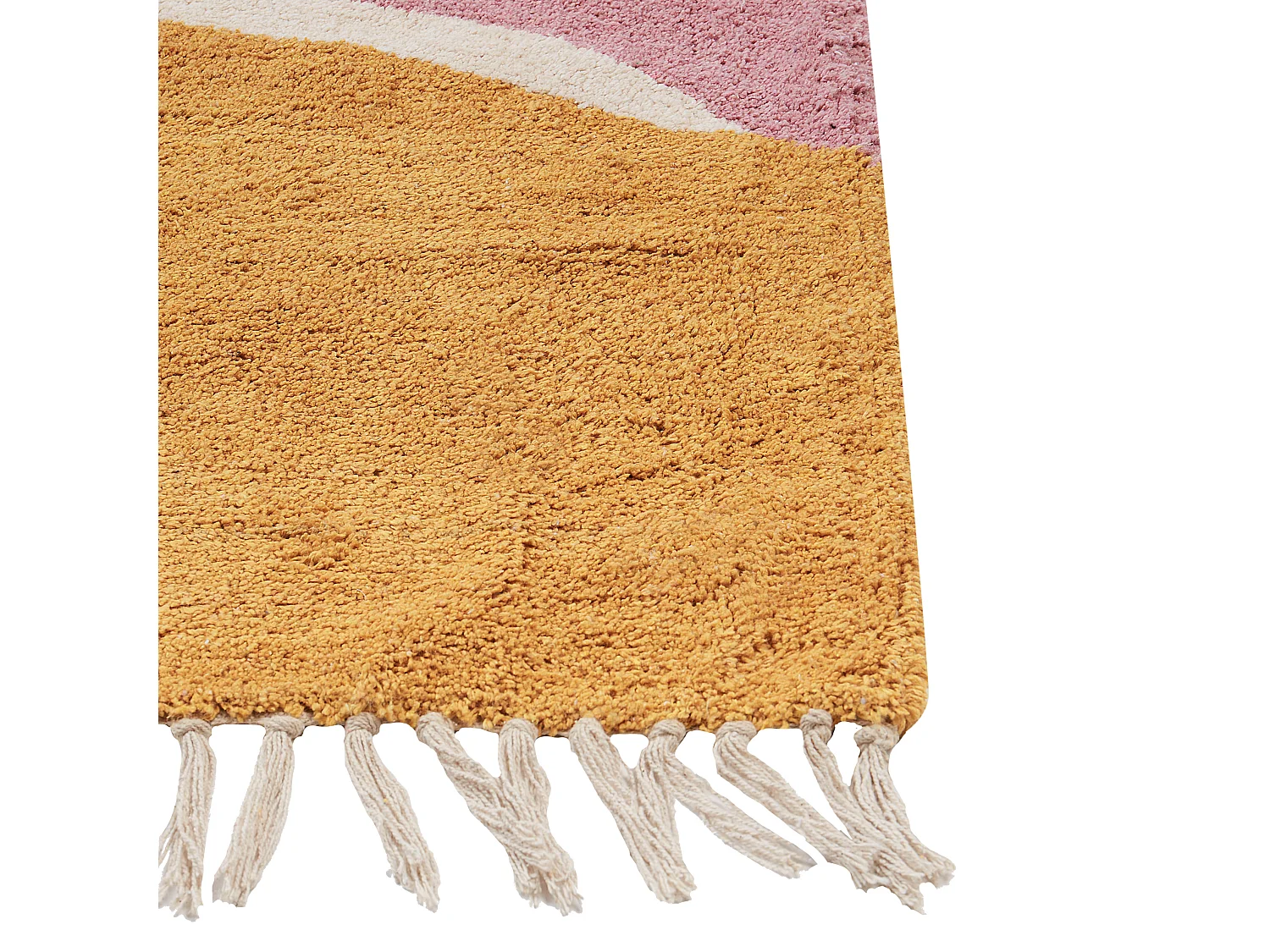 Rug XINALI Pink 140 x 200 cm Cotton