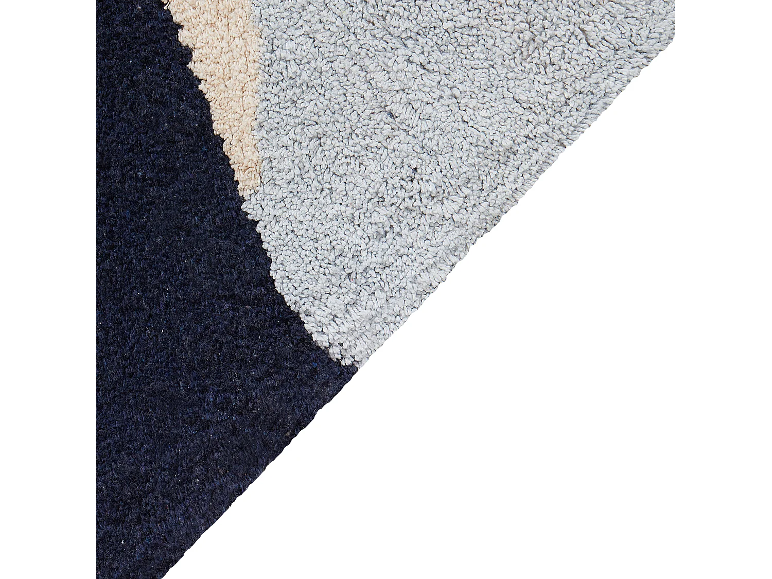 Tapis XINALI Bleu 140 x 200 cm Coton