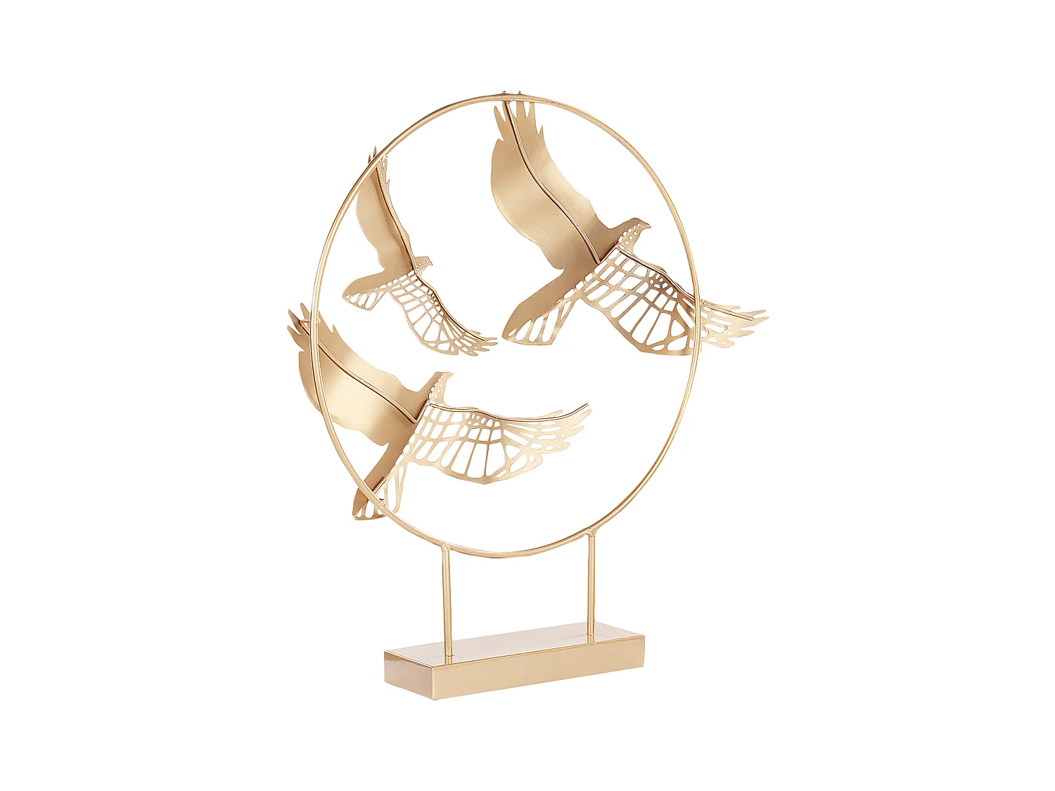 Acessório decorativo Pássaro SAMARIUM Metal Dourado