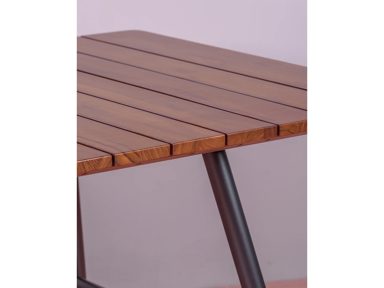 Hoogwaardige industriële tafel van massief teakhout - Fare - Teca