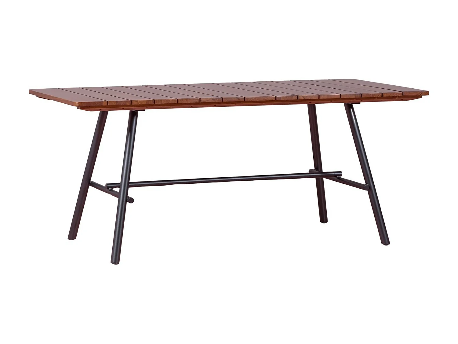 Hoogwaardige industriële tafel van massief teakhout - Fare - Teca