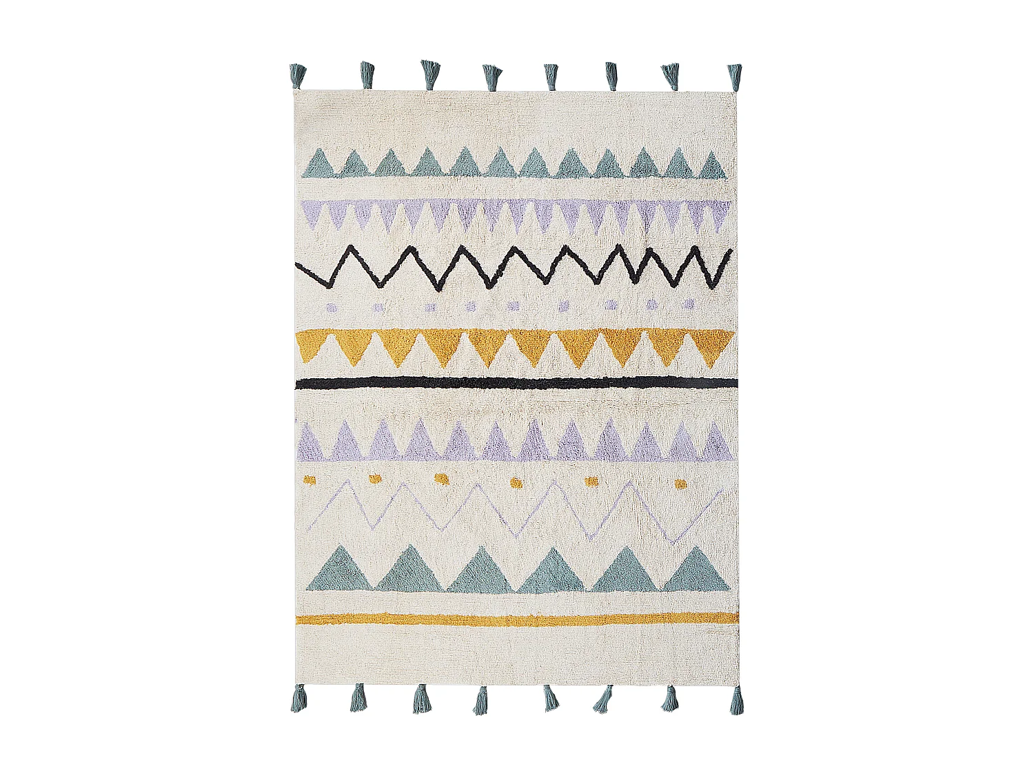 Tapis enfant ZAYSAN Vert 140 x 200 cm Coton