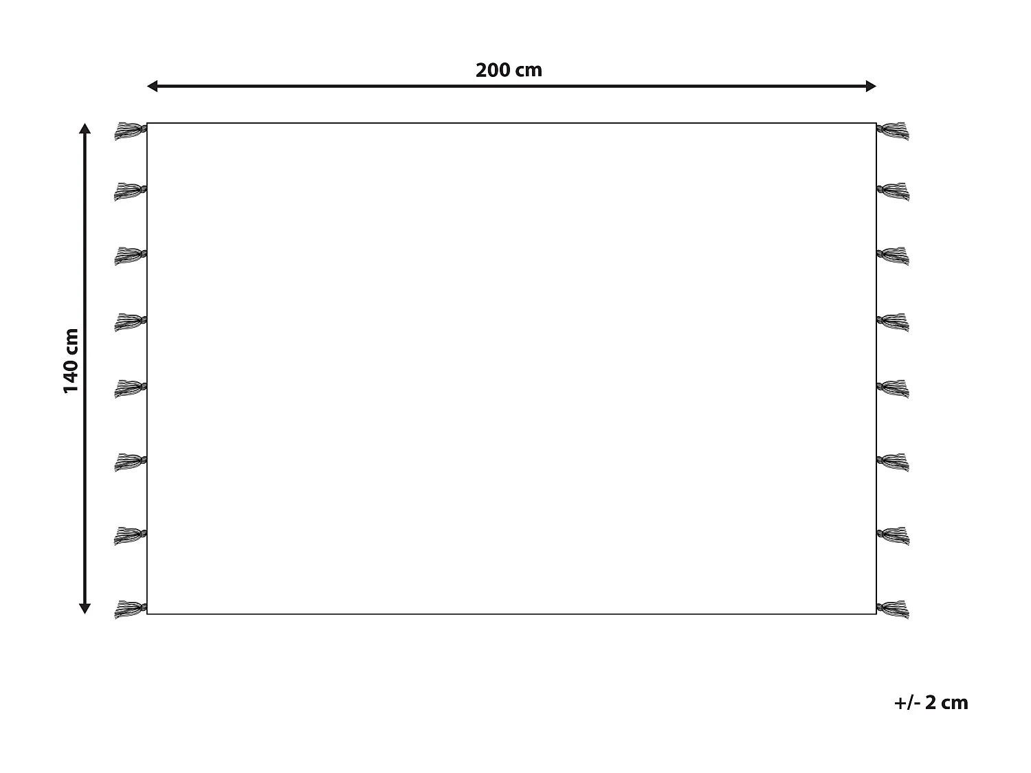 Tapis enfant ZAYSAN Vert 140 x 200 cm Coton