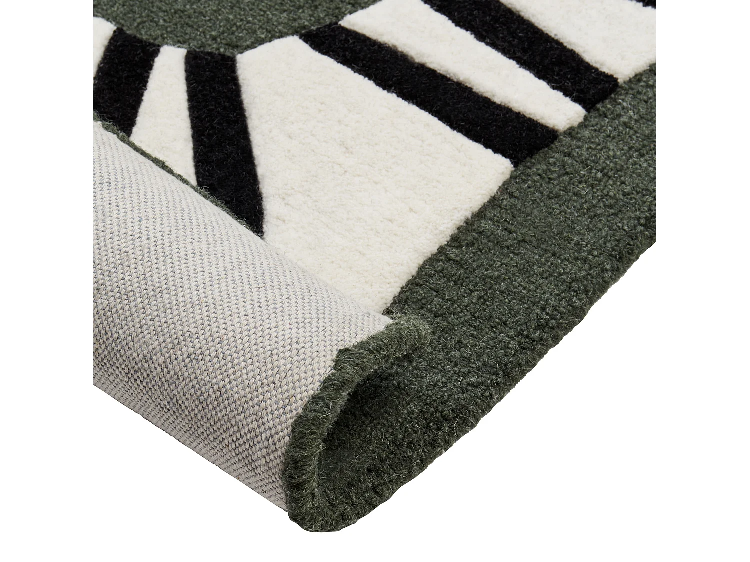 Tapis OKAPI Vert foncé 160 x 230 cm