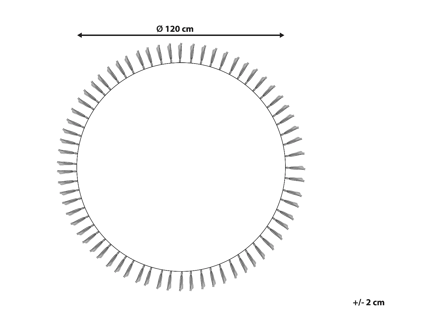 Teppich Baumwolle creme weiß / rosa rund ⌀ 120 cm Sternemuster für Kinder Stars