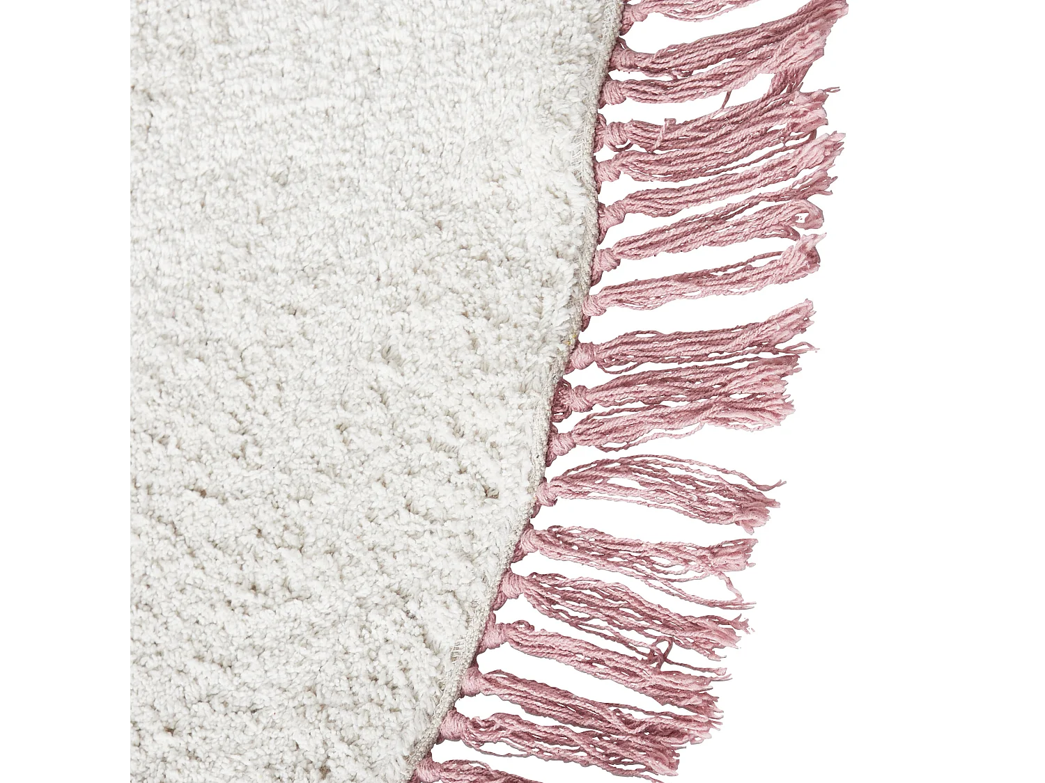 Tapis enfant STARS Blanc cassé ø 120 cm Coton