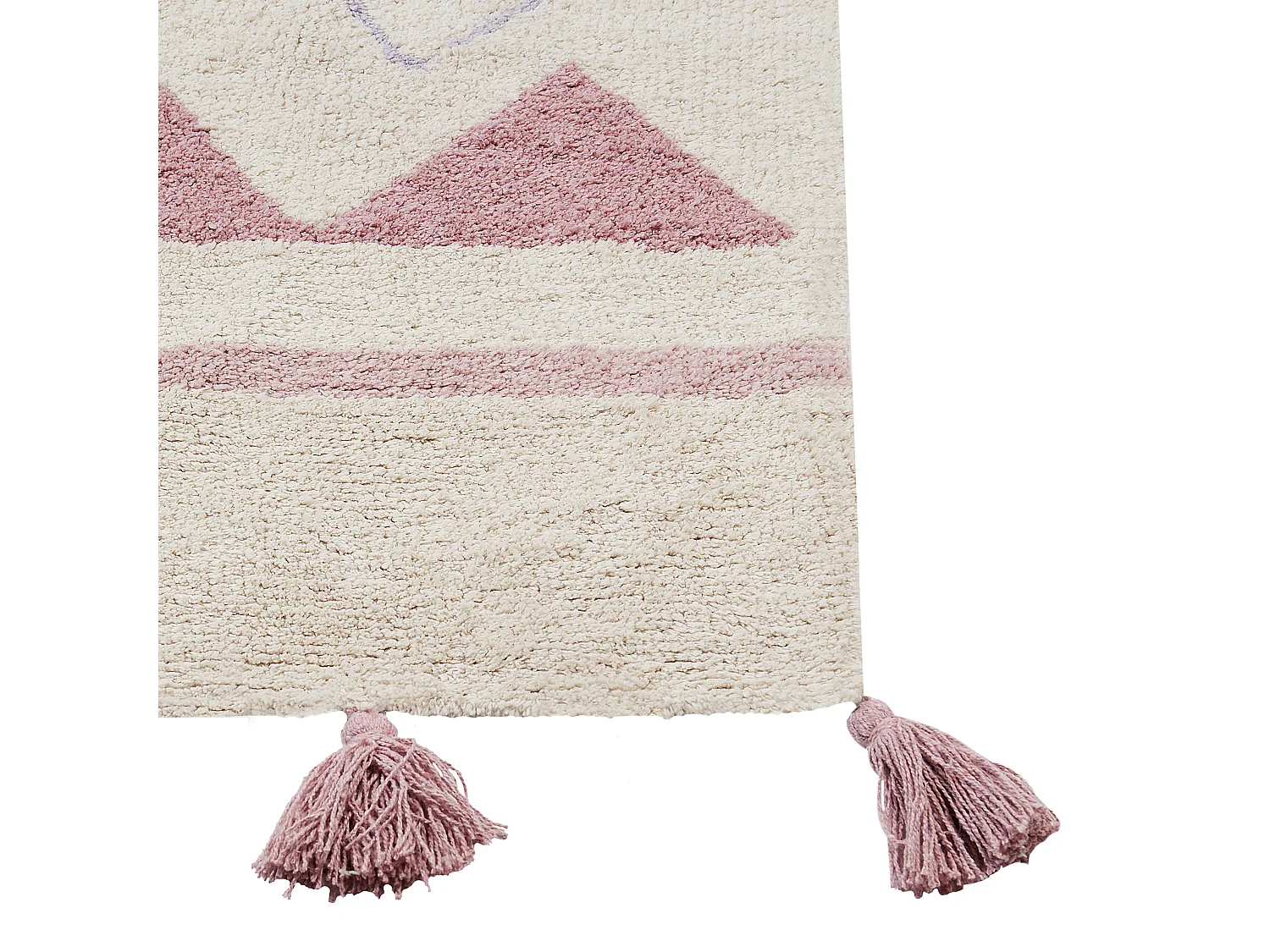 Tapis enfant ZAYSAN Rose 140 x 200 cm Coton