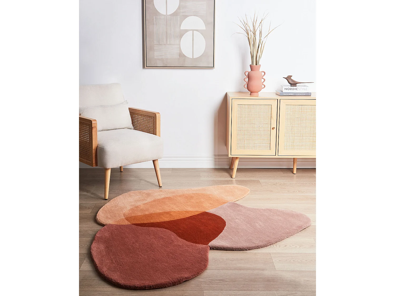 Tapis SINJUWI Multicolore ø 140 cm Laine