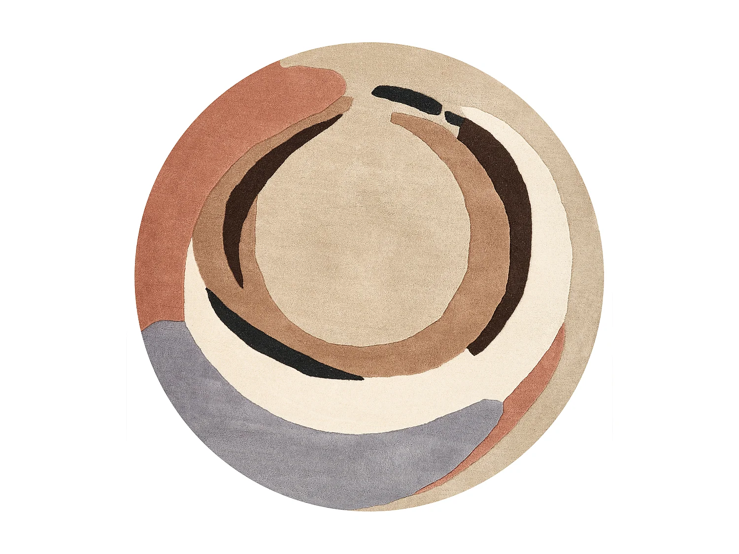 Tappeto lana multicolore ⌀ 140 cm SARGODHA