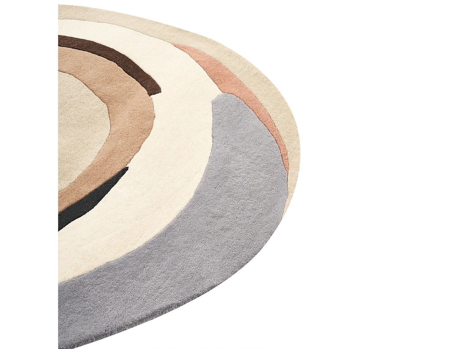 Tappeto lana multicolore ⌀ 140 cm SARGODHA