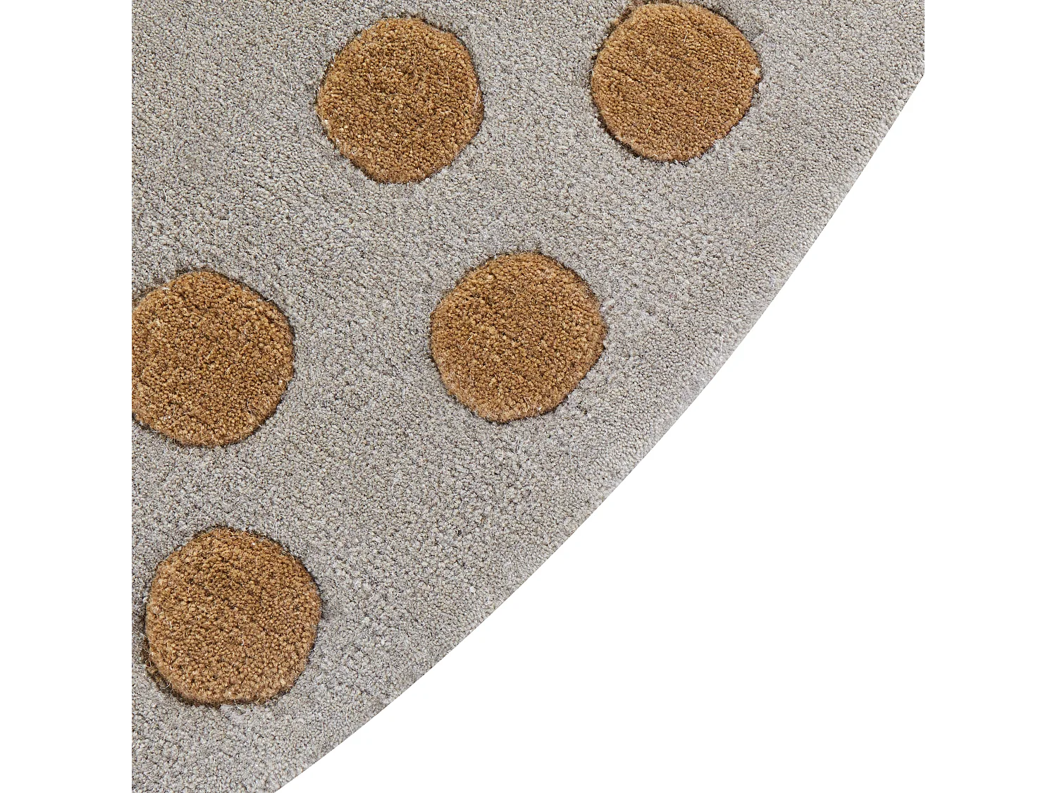 Teppich Wolle grau mit Dinosaurier Muster rechteckig 100x160cm für Kinder Dino