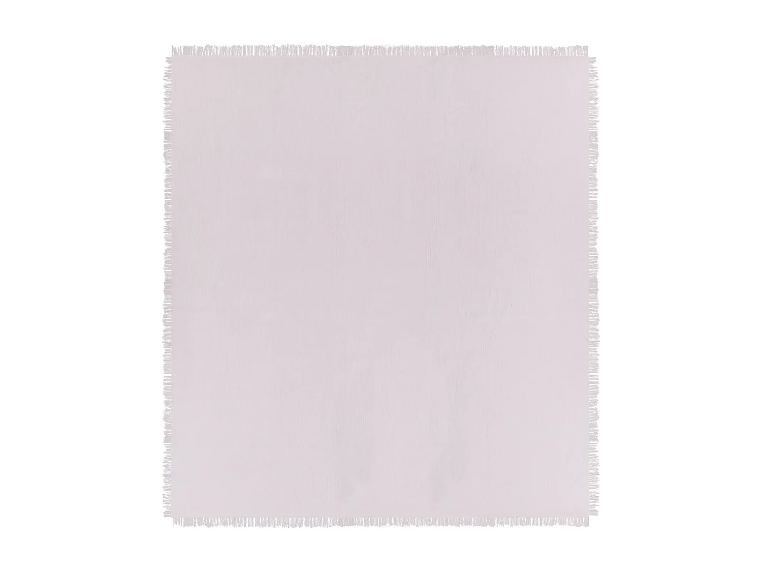 Decke Baumwolle rosa 200 x 220 cm mit Fransen Tagesdecke Halpola