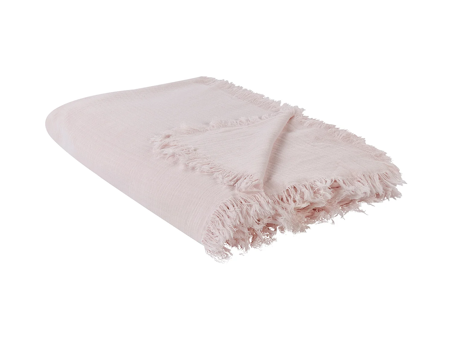 Couvre-lits HALPOLA Coton 200 x 220 cm Rose