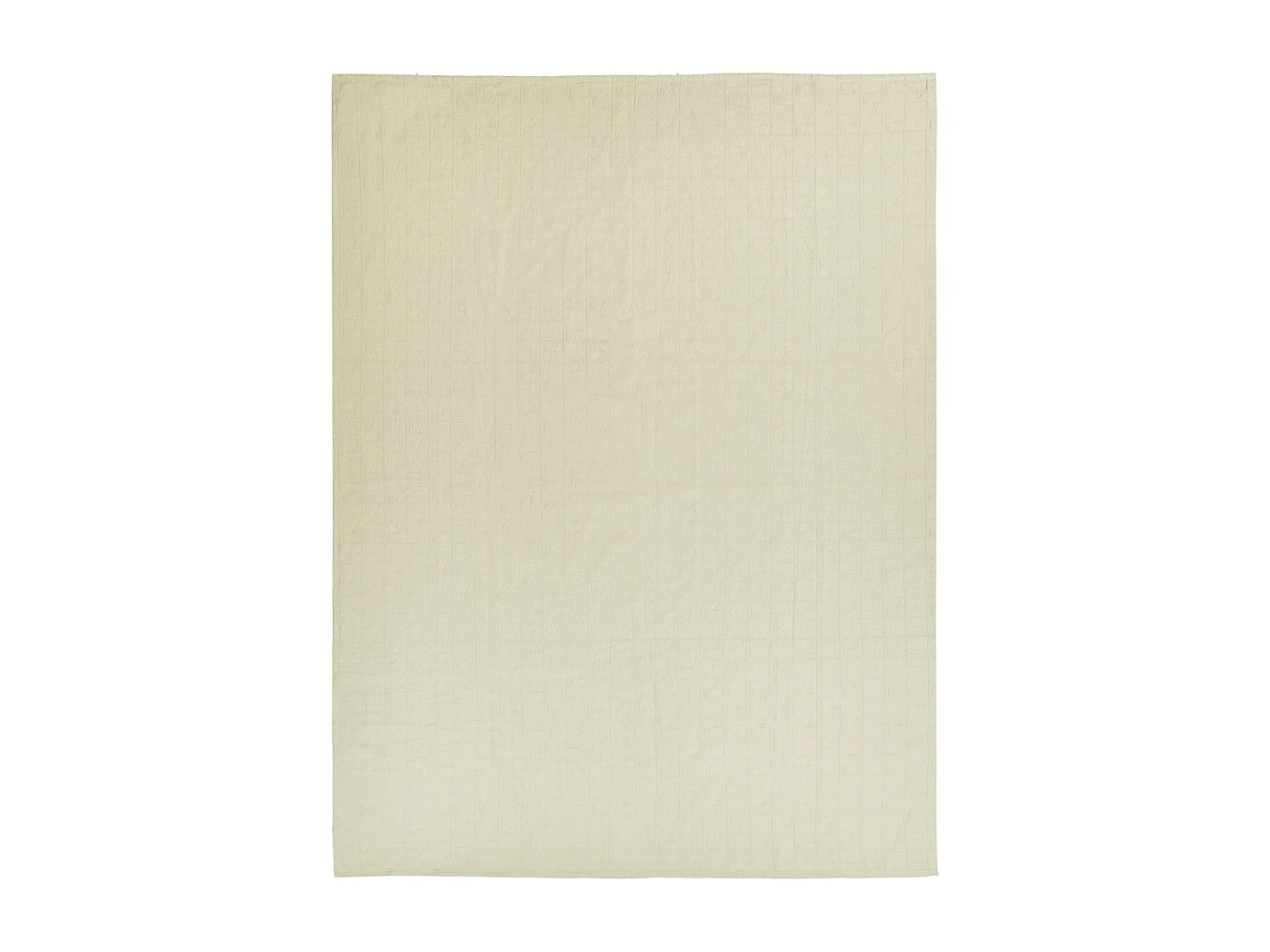 Tagesdecke MARAKA Baumwolle 150 x 200 cm Hellbeige