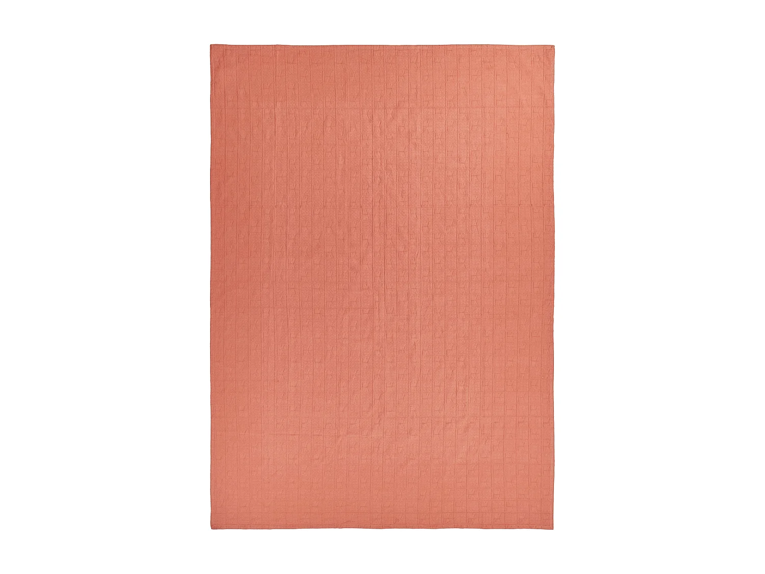 Colcha MARAKA Algodón 150 x 200 cm Rojo claro