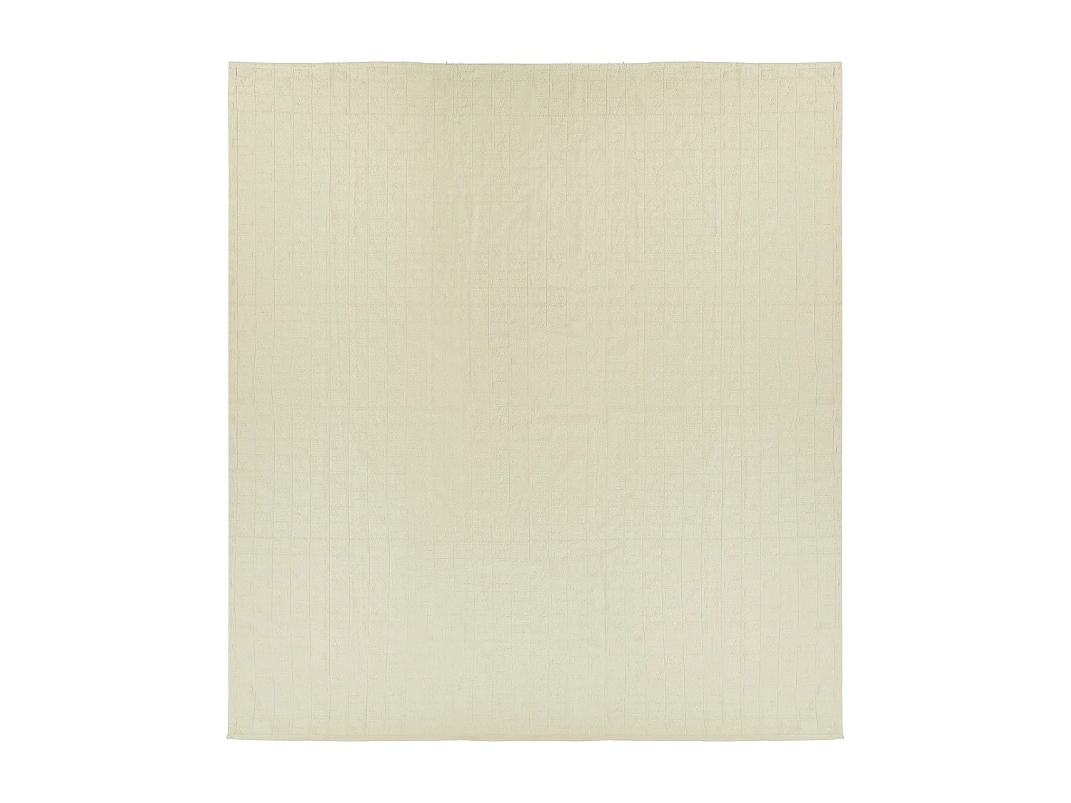 Couvre-lits MARAKA Coton 200 x 220 cm Beige clair