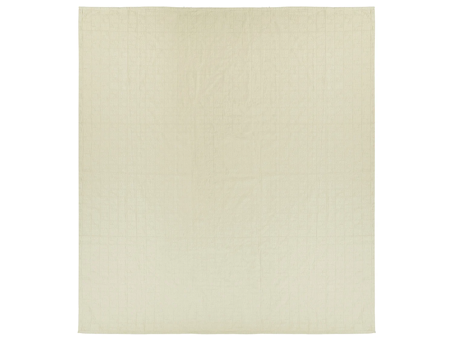 Tagesdecke MARAKA Baumwolle 200 x 220 cm Hellbeige