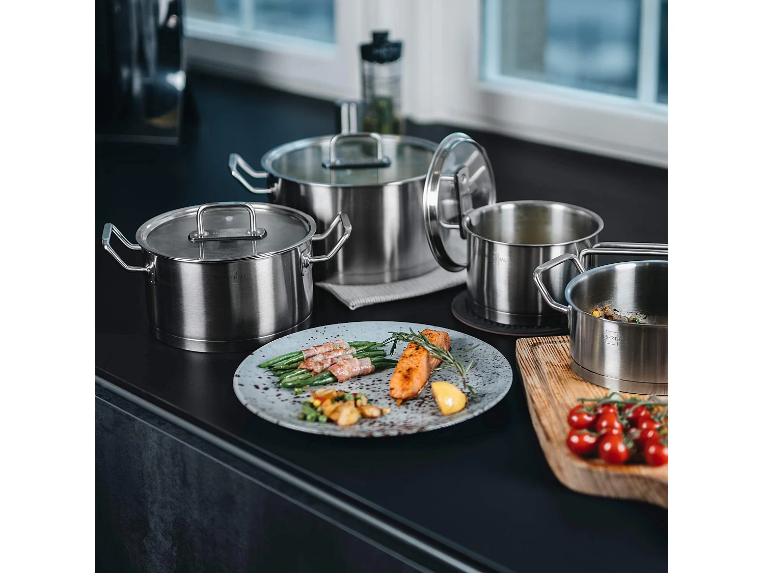 SILBERTHAL Kochtopf Induktion 20 cm - Edelstahl -