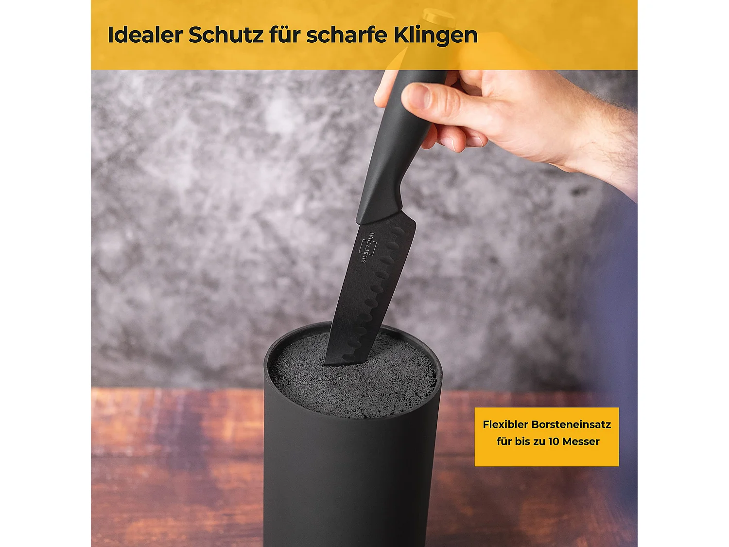 SILBERTHAL Universal Messerblock ohne Messer -