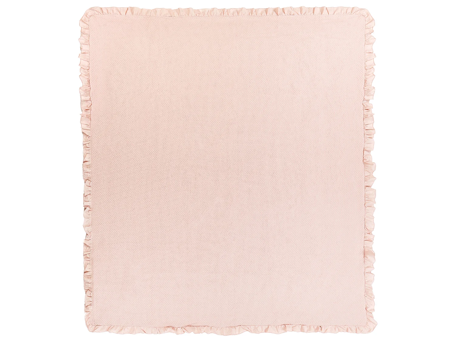 Bedspread HATTON Cotton 200 x 220 cm Pastel Pink