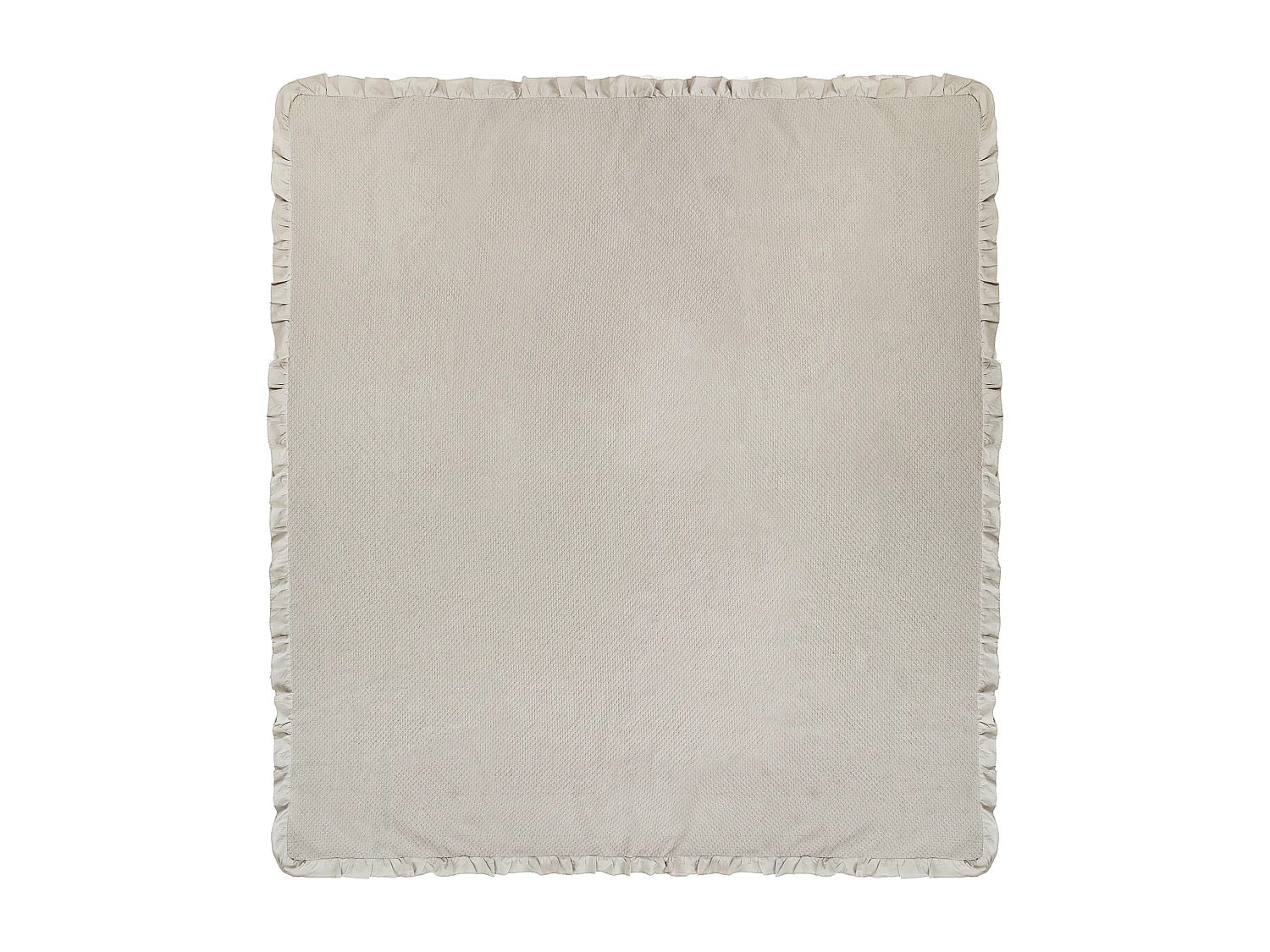 Colcha HATTON Algodão 200 x 220 cm Taupe