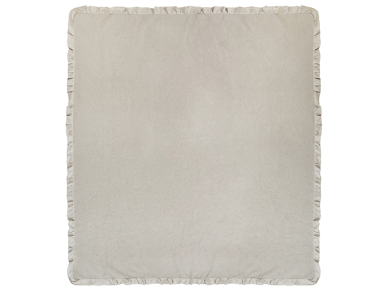 Bedspread HATTON Cotton 200 x 220 cm Taupe